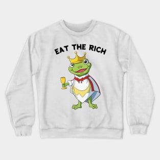 Eat The Rich Frog Crewneck Sweatshirt